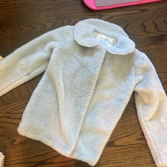 Faux fur size 12 light grey - Picture 3 of 4